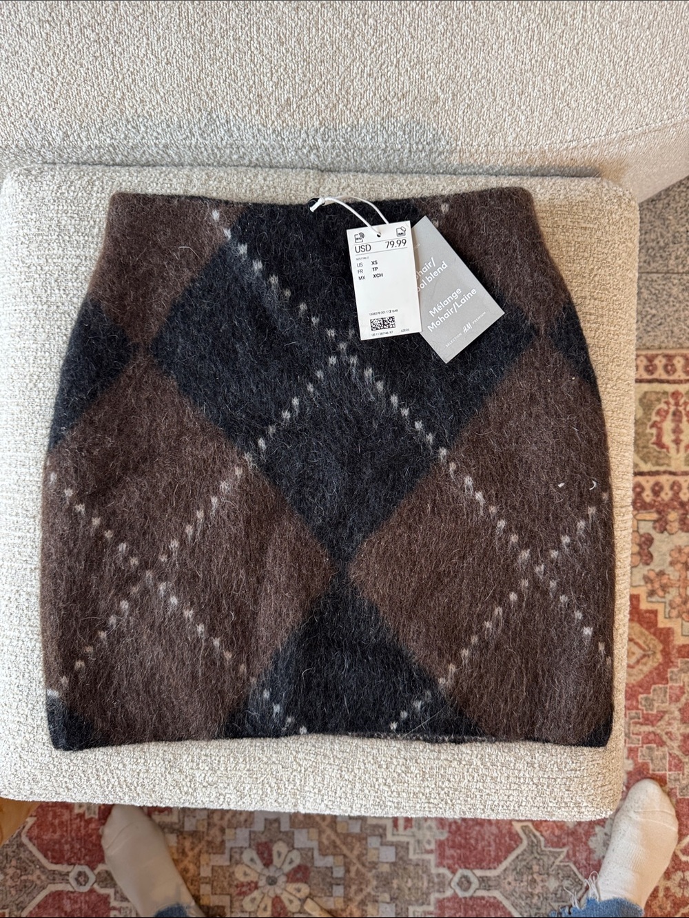 H&M Knit Mini Skirt